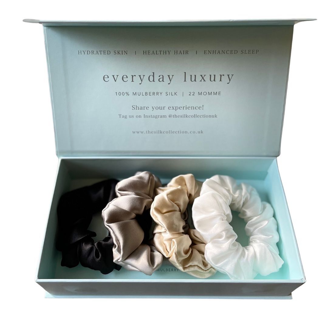 The Classic Silk Scrunchies Gift Set (worth £45)