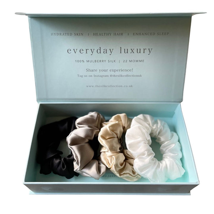 The Classic Silk Scrunchies Gift Set (worth £45)