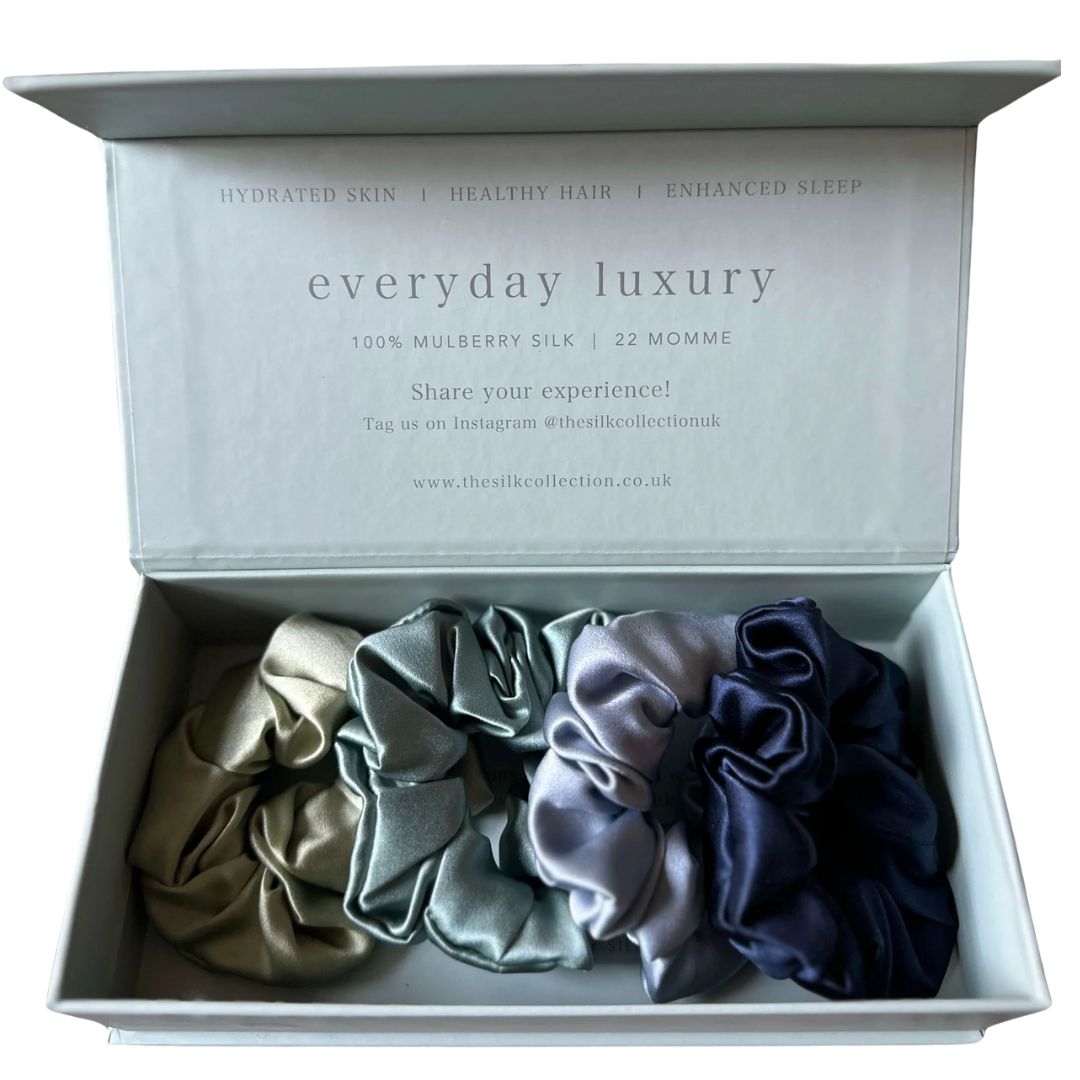 The Classic Silk Scrunchies Gift Set (worth £45)