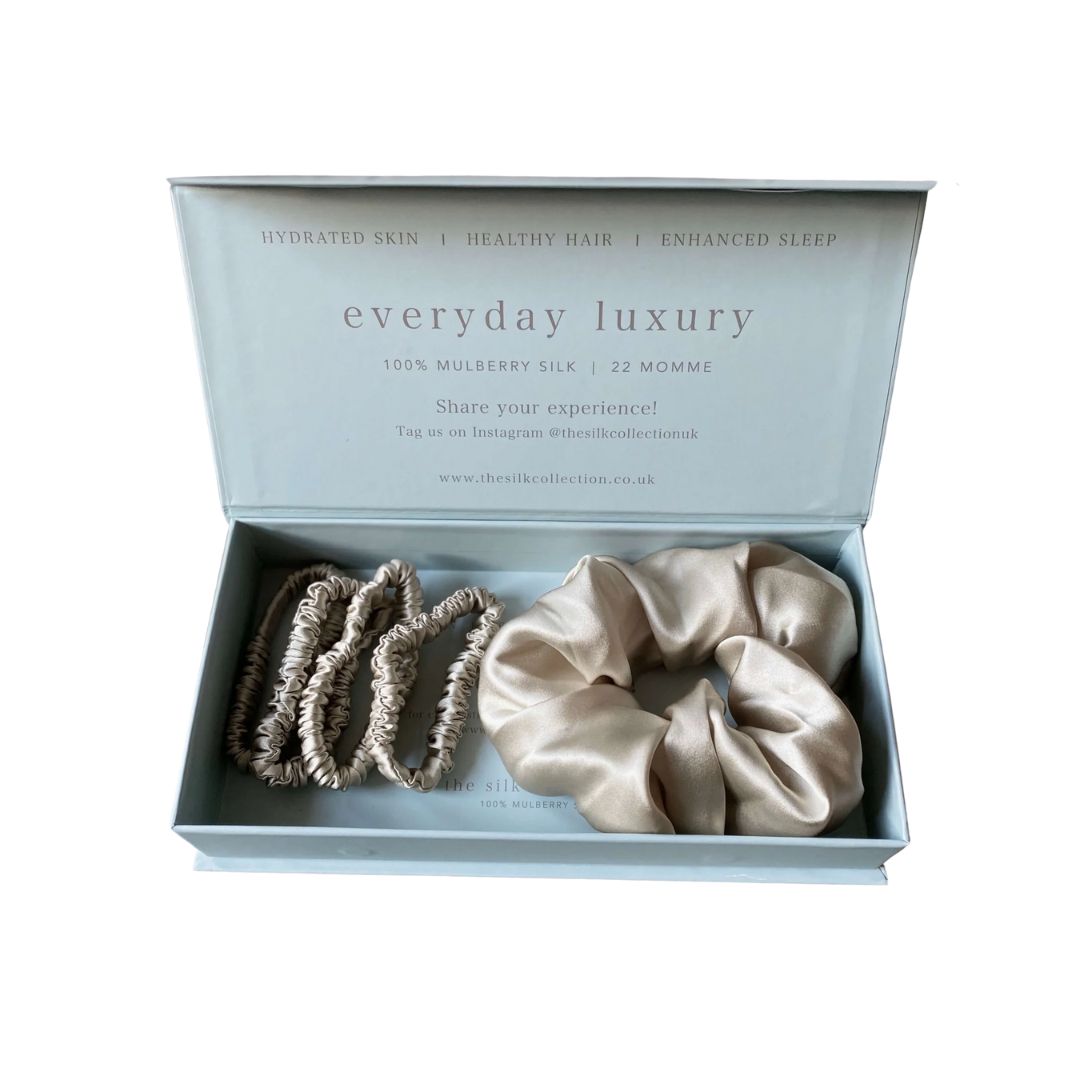 The Mixed Silk Scrunchie Gift Set
