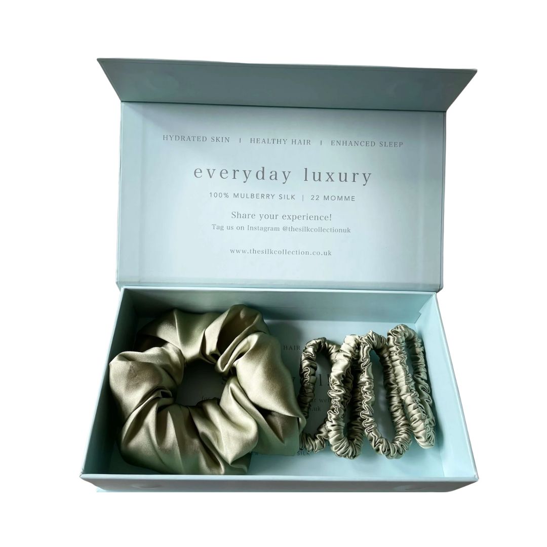 The Mixed Silk Scrunchie Gift Set