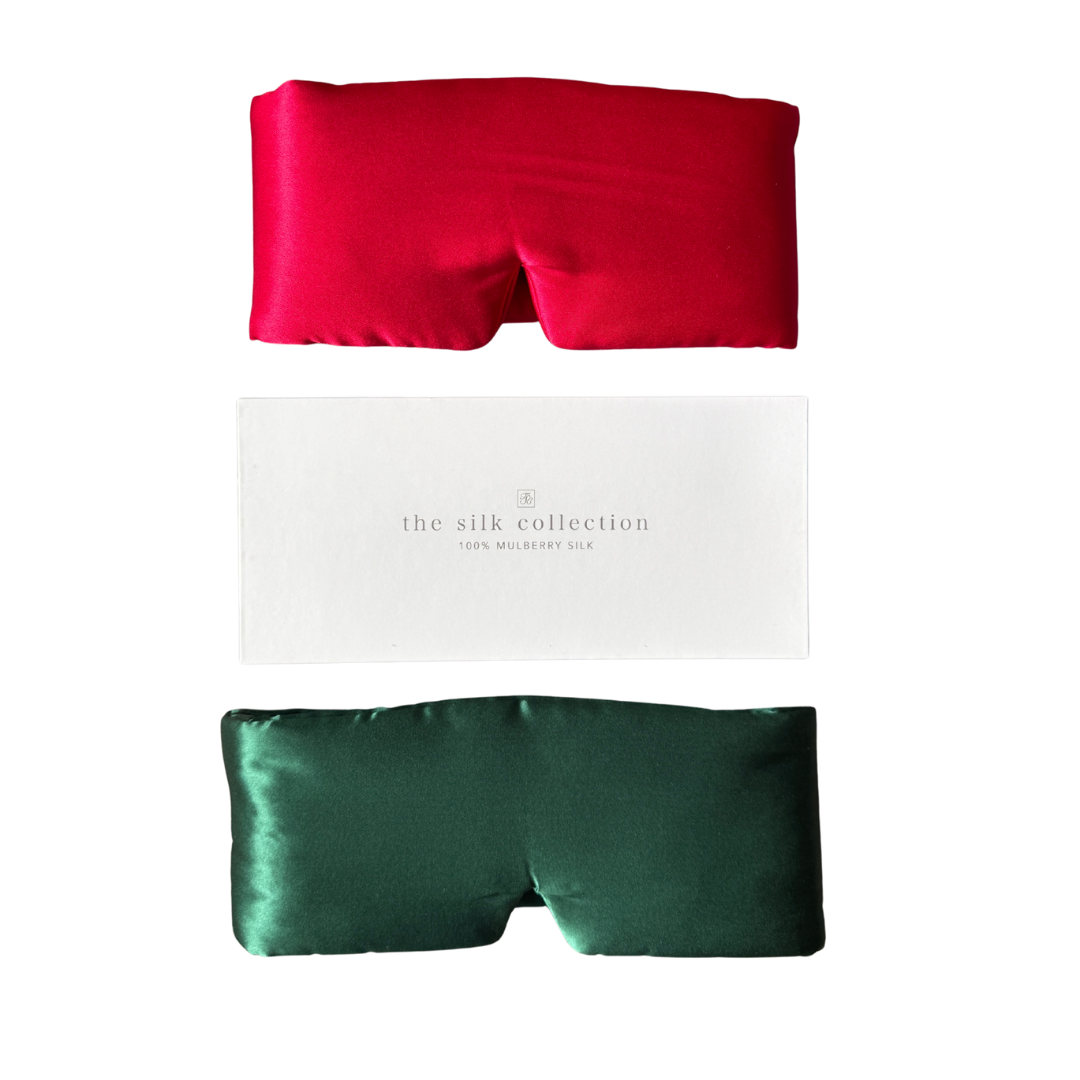 The Adjustable Silk Sleep Mask - Christmas Edition