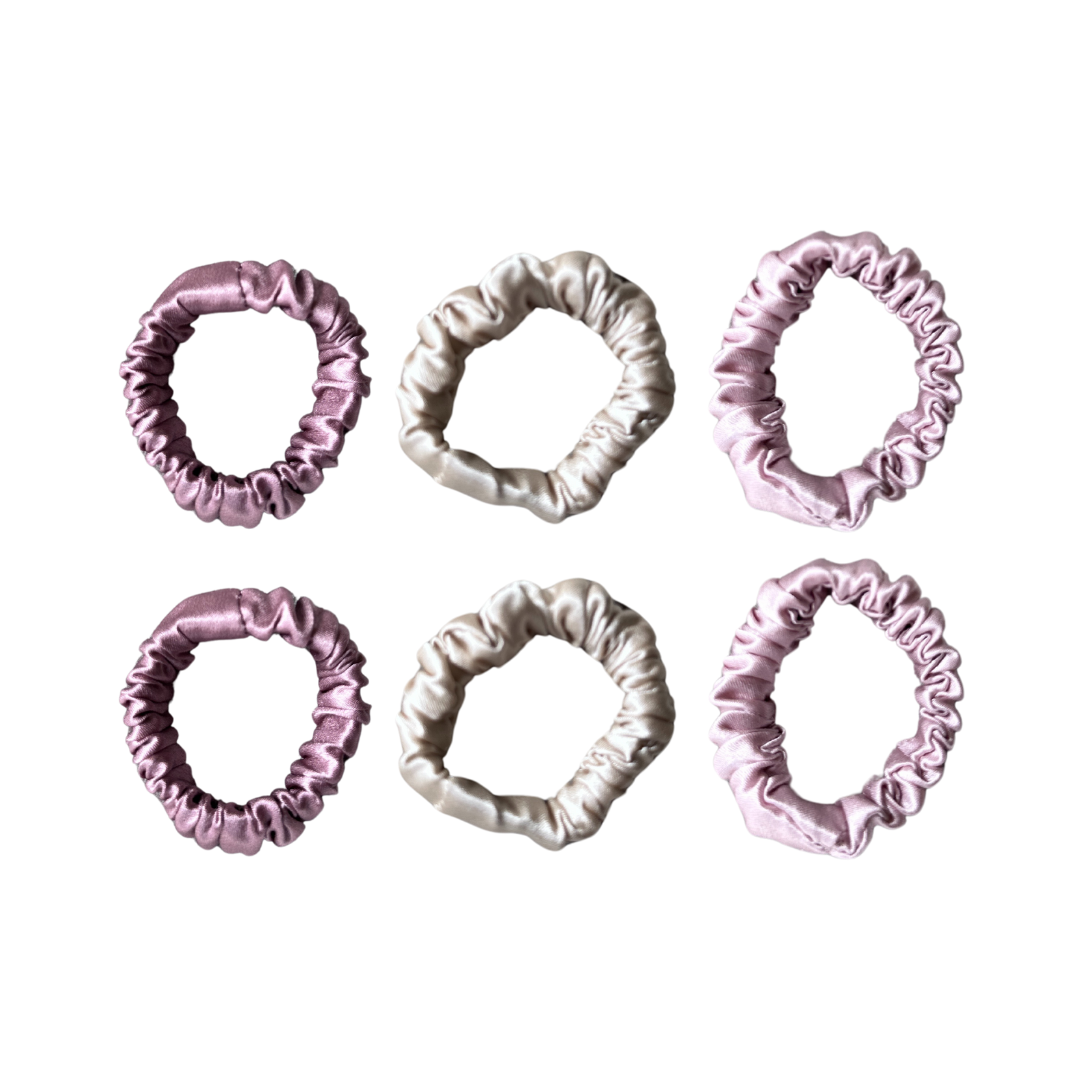 Extra Small Silk Hair Ties
