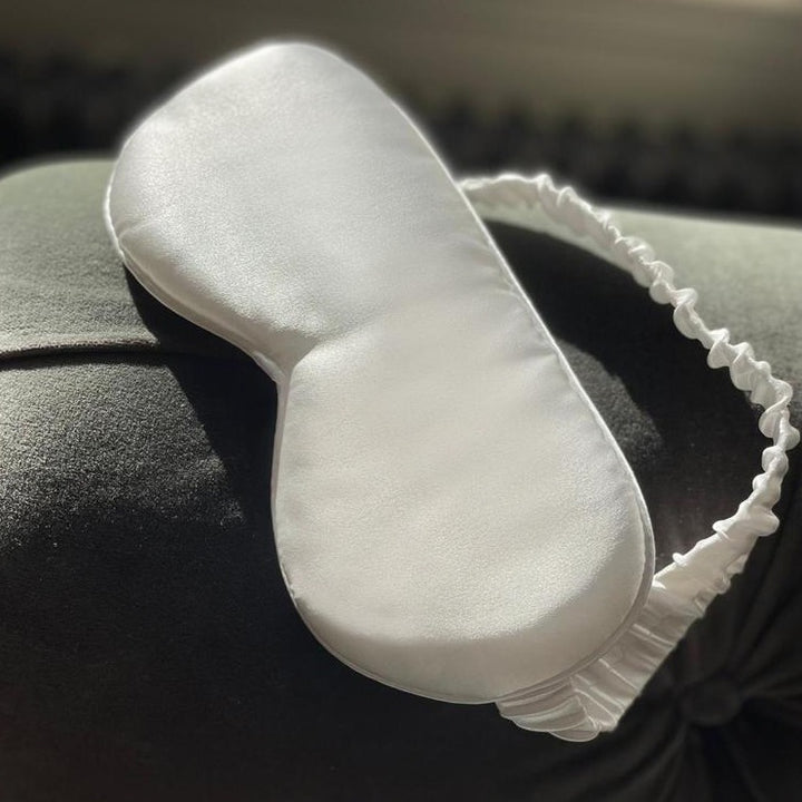 White Silk Eye mask