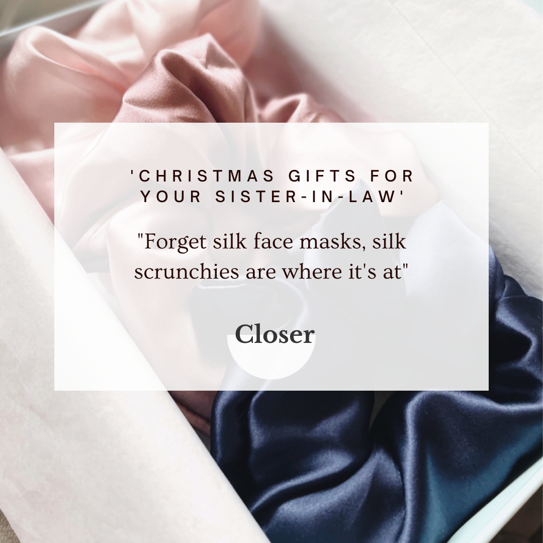 Silk Hair Scrunchie Gift Set | Statement Silk Scrunchies for Hair