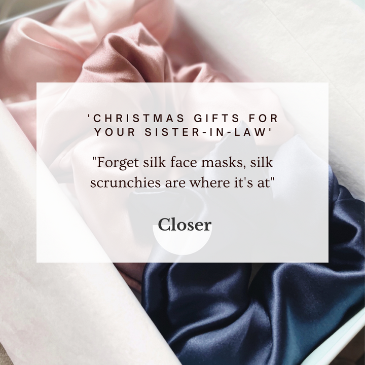 Silk Hair Scrunchie Gift Set | Statement Silk Scrunchies for Hair