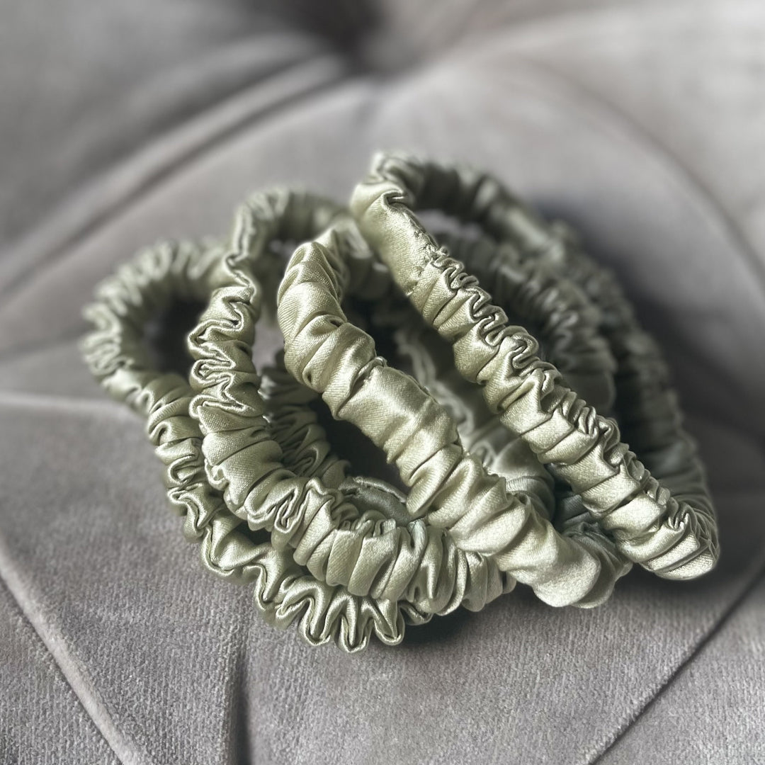 Best Silk  Skinny Hair Scrunchies