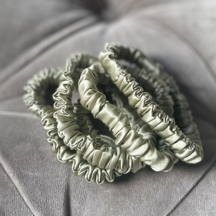 Best Silk  Skinny Hair Scrunchies
