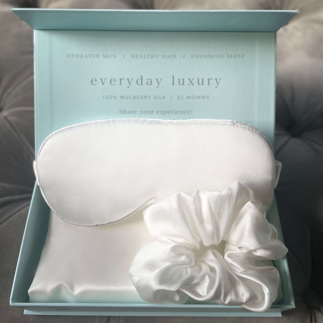 The Ultimate Silk Sleep Set is the perfect bridesmaid gifts