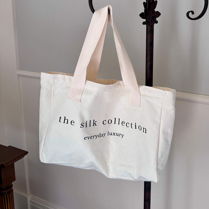 Cotton canvas tote gym bag overnight bag