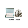 Silk Pillowcase + Silk Hair Bonnet Bundle