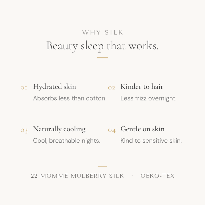 The Pure Silk Pillowcase