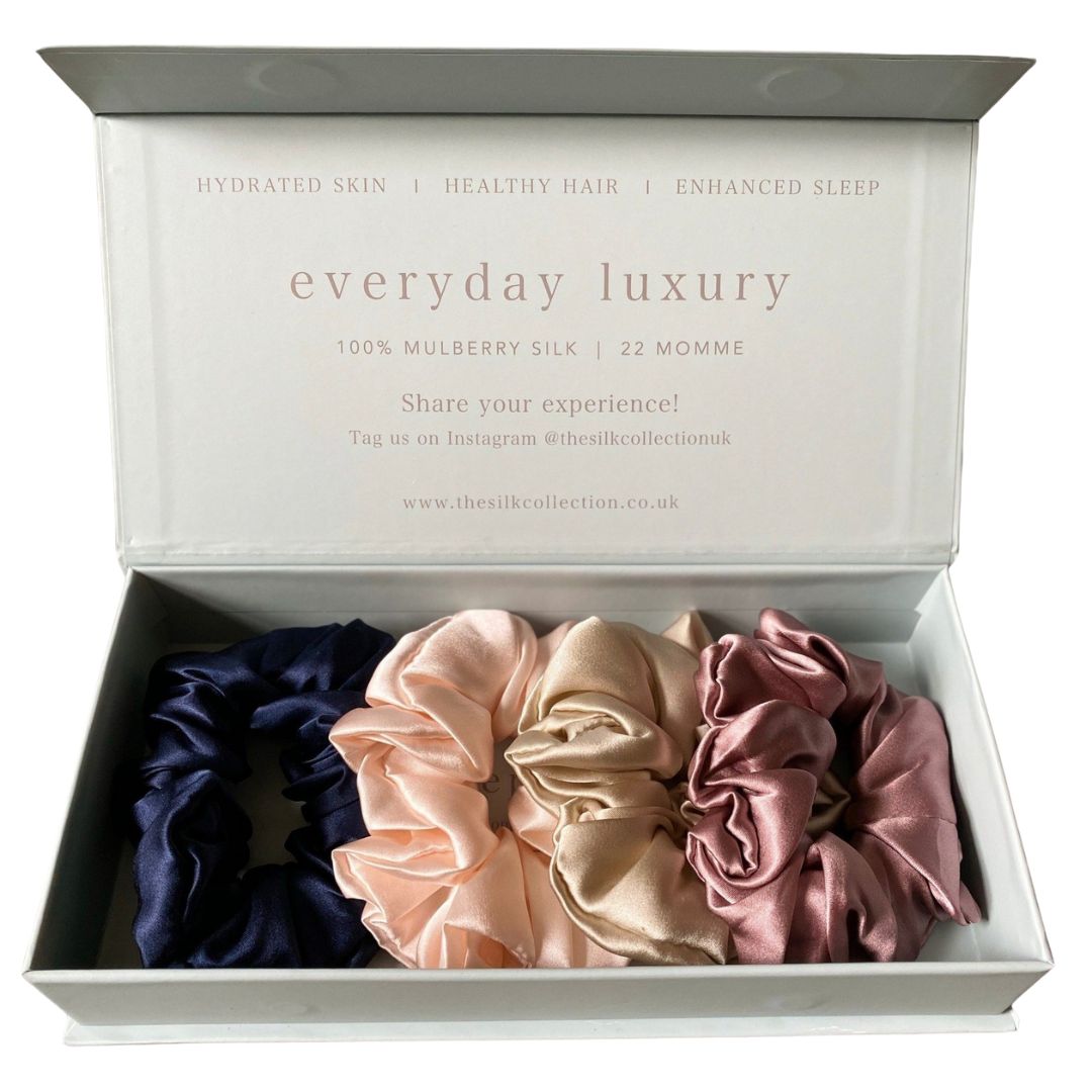 The Classic Silk Scrunchies Gift Set (worth £45)