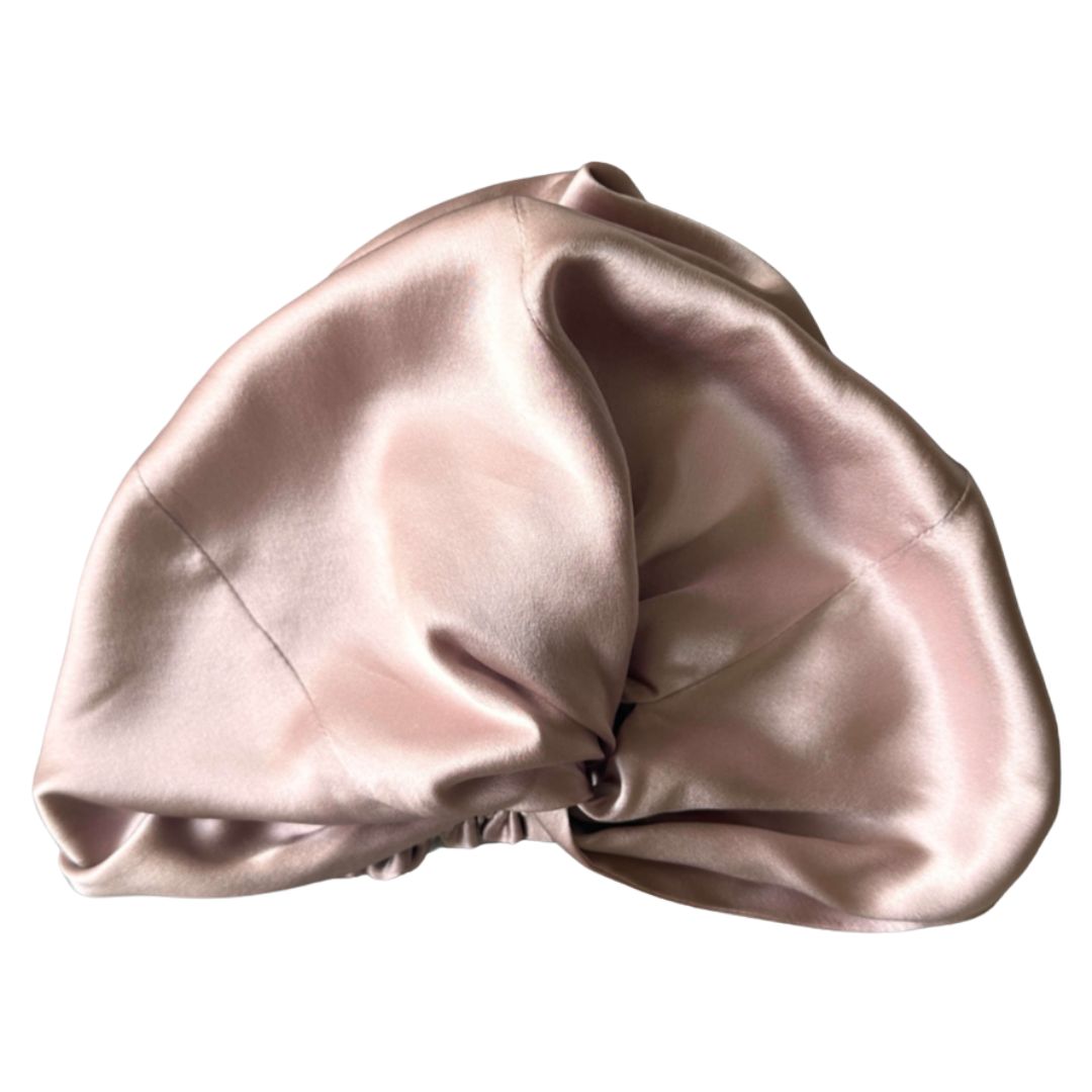 100% Silk Bonnet Silk Hair Wrap for Sleeping Silk Turban – The