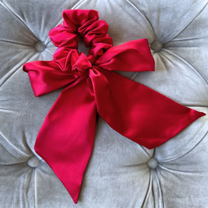 The Multi-Way Silk Bow Scrunchie - Limited Edition