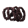 Espresso silk hair ties, limited edition autumn colour