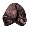 Silk hair bonnet in Espresso, 100% mulberry silk