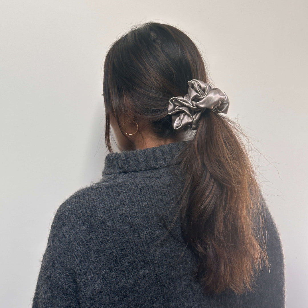 Extra large silk scrunchie for hair