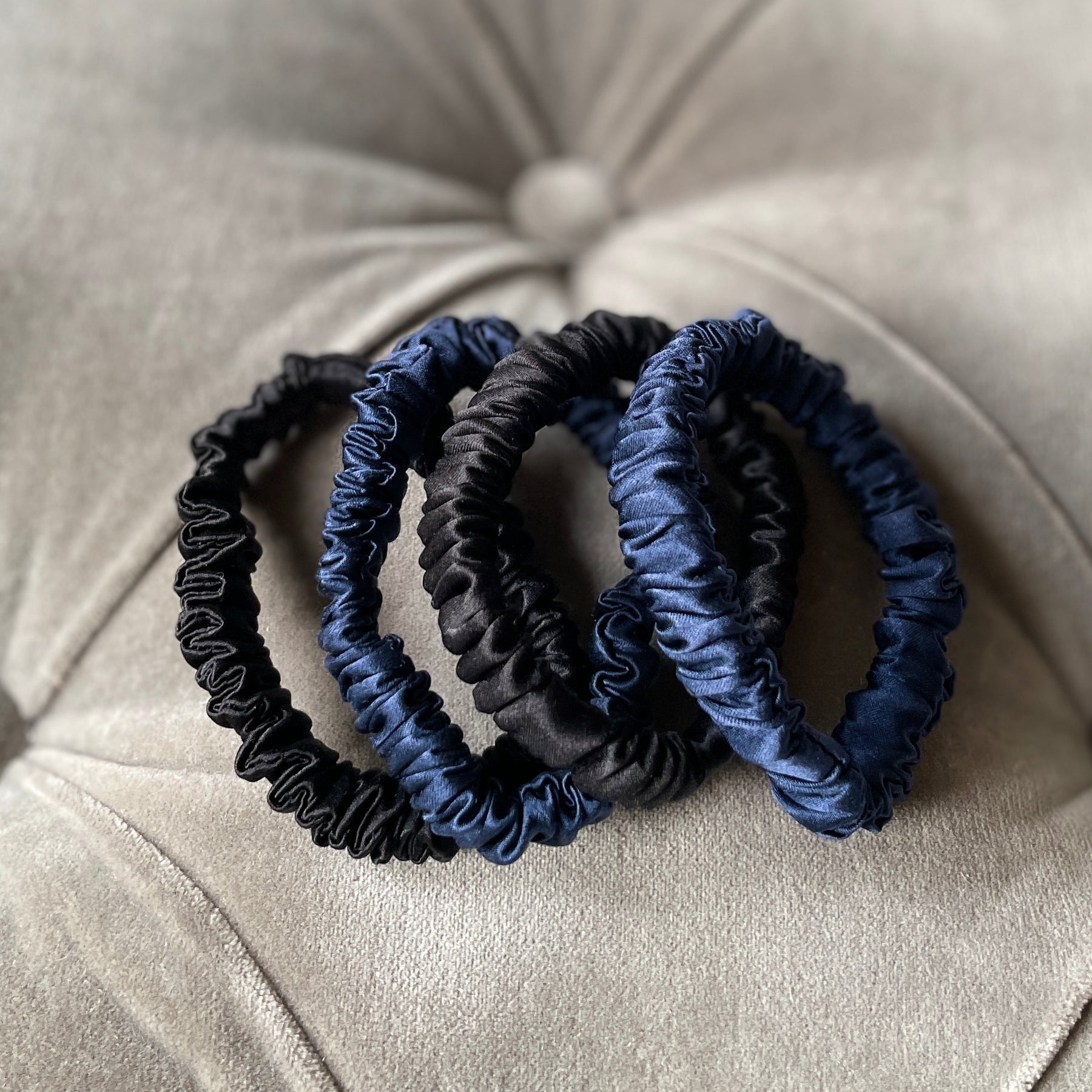 Silk Hair Ties Silk Hair Bands Silk Hair Bobbles & Silk Hair Tie The Silk Collection